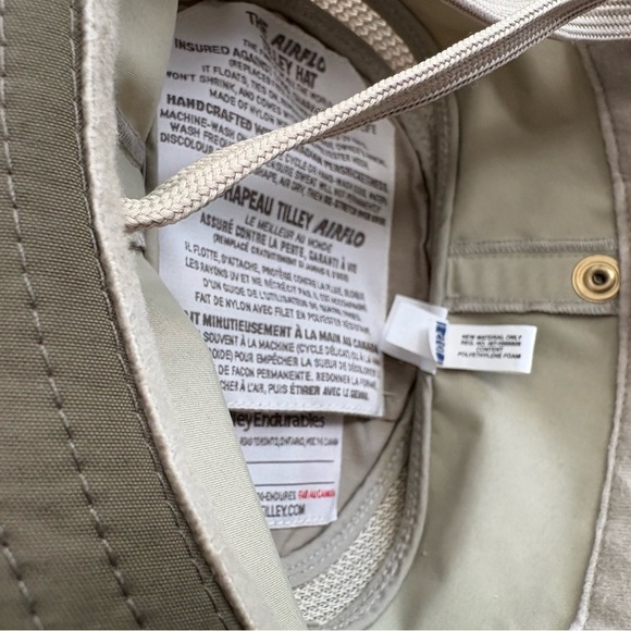 TILLEY LTM3 Khaki/Olive Airflo Classic Sun Hat Size 7 1/8TH - Picture 15 of 16